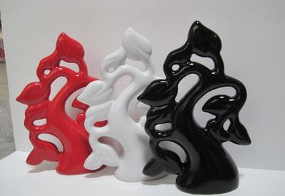 陶瓷工艺品 迎客 小发财树 摆件批发 仿真树创意 招财树