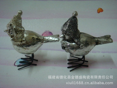 【批发树脂工艺品礼品*家居摆设*树脂小鸟 8290】价格,厂家,图片,塑料、树脂工艺品,福建省德化县金德盛陶瓷有限责任公司-