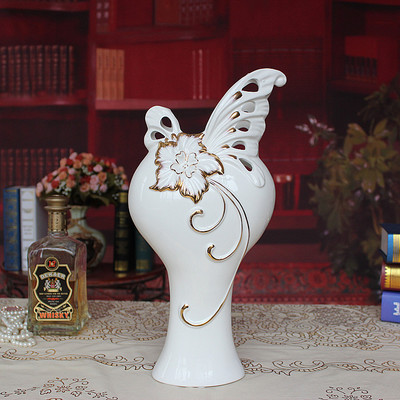 陶瓷工艺品批发 描金玉瓷创意家装花瓶摆件 现代装饰家居摆设 - 陶瓷工艺品批发 描金玉瓷创意家装花瓶摆件 现代装饰家居摆设厂家 - 陶瓷工艺品批发 描金玉瓷创意家装花瓶摆件 现代装饰家居摆设价格 - 义乌圣梵诺家居用品 - 