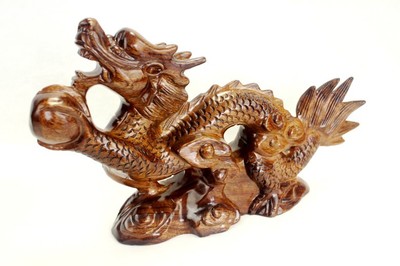 【厂家直销批发零售木雕龙风水摆件盛世腾龙招财神龙生肖龙木制品】价格,厂家,图片,木质、竹质工艺品,如皋市下原镇振新红木工艺品厂-