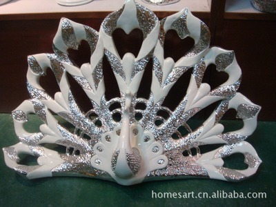 【批发树脂工艺品摆件 孔雀开屏 居家创意家居饰品 高档商务好礼】价格,厂家,图片,塑料、树脂工艺品,陈宝明-