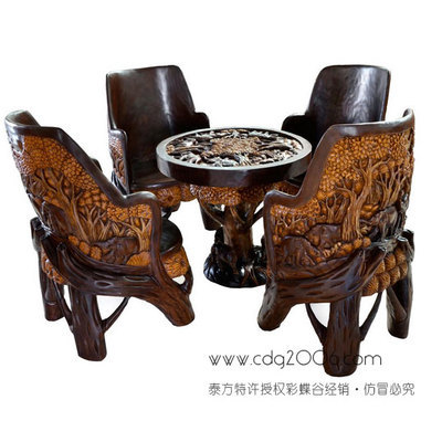 成套家具-泰国家居 木制工艺品批发 客厅组合 柚木成套桌椅沙发 高档家具-成套家.