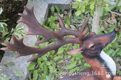 【工厂批发 淘宝爆款 梅花鹿 户外池塘摆件 美丽乡村产品 树脂工艺】价格,厂家,图片,塑料、树脂工艺品,王光生-