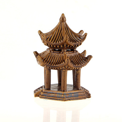 【伊人 厂家直销 批发 水族用品 鱼缸 水族箱 盆景 造景 陶瓷亭子】价格,厂家,图片,陶瓷工艺品,上海伊人水族用品-