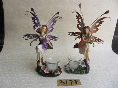 【树脂工艺品批发人物(精典宝贝套二带烛台的花仙子摆饰)3178】价格,厂家,图片,塑料、树脂工艺品,德化县印艺印刷有限责任公司-