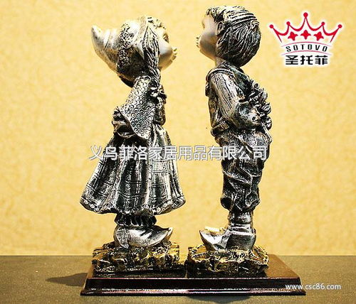 婚庆礼物 树脂摆件 幸福甜蜜情侣娃娃 工艺品批发 fa204