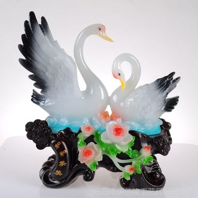 【锦信隆工艺品 高端礼品 和和美美天鹅摆件工艺品 厂家直销批发图片】锦信隆工艺品 高端礼品 和和美美天鹅摆件工艺品 厂家直销批发