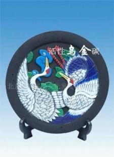 供应炭雕/炭雕批发/活性乌金碳/圆摆-松鹤长春_礼品、工艺品、饰品_世界工厂网中国产品信息库