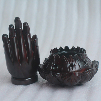 和缘居/雅晴红木佛手香炉 高品质木质工艺品批发优选