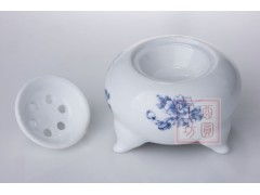 灿若春华——xy115系列青花牡丹熏香炉，220V插电工艺品批发指南